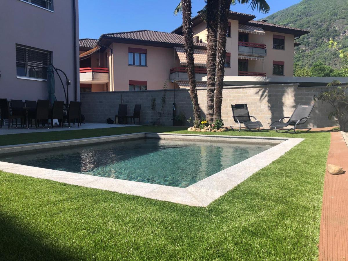 Miranda, Modern Duplex, Garden, Swimming Pool, Parking Apartment Losone Exterior photo